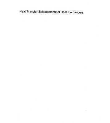 خرید و دانلود نسخه کامل کتاب Heat Transfer Enhancement of Heat Exchangers (NATO ASI Series E – Vol 355)