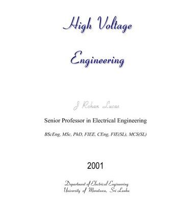 خرید و دانلود نسخه کامل کتاب High voltage engineering