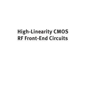 خرید و دانلود نسخه کامل کتاب HighLinearity CMOS RF FrontEnd Circuits