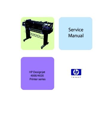 خرید و دانلود نسخه کامل کتاب HP Designjet 4000, 4020 Series (service manual)