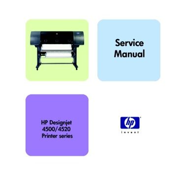 خرید و دانلود نسخه کامل کتاب HP Designjet 4500, 4520 Printer series (service manual)