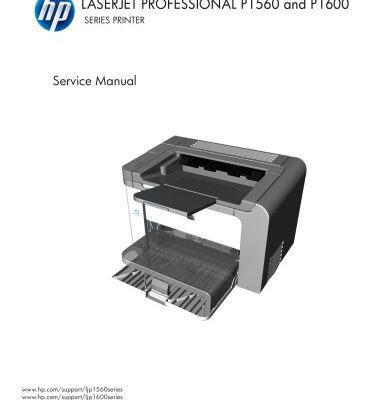 خرید و دانلود نسخه کامل کتاب HP Laserjet P1560, P1600 Series (service manual)