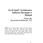 خرید و دانلود نسخه کامل کتاب IA-32 Intel® Architecture Software Developer’s Manual, Volume 2B: Instruction Set Reference, N-Z