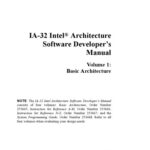 خرید و دانلود نسخه کامل کتاب IA-32 Intel® Architecture Software Developer’s Manual, Volume 1: Basic Architecture