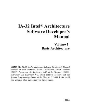 خرید و دانلود نسخه کامل کتاب IA-32 Intel® Architecture Software Developer’s Manual, Volume 1: Basic Architecture