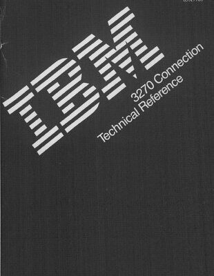 خرید و دانلود نسخه کامل کتاب IBM 3270 Connection Technical Reference