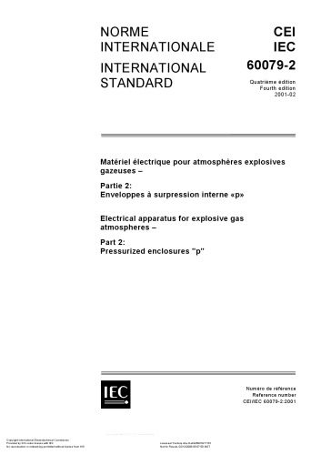 خرید و دانلود نسخه کامل کتاب IEC 60079-2 Electrical apparatus for explosive gas atmospheres – Pressurized enclosures ‘p’P_69094d2717a59.jpeg خرید و دانلود نسخه کامل کتاب IEC 60079-2 Electrical apparatus for explosive gas atmospheres – Pressurized enclosures ‘p’P