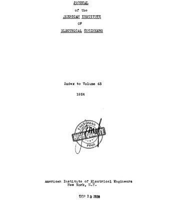 خرید و دانلود نسخه کامل کتاب IEEE AIEE-V043-I01 (1924-01)