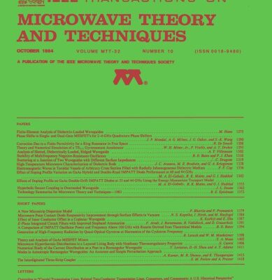 خرید و دانلود نسخه کامل کتاب IEEE MTT-V032-I10 (1984-10)