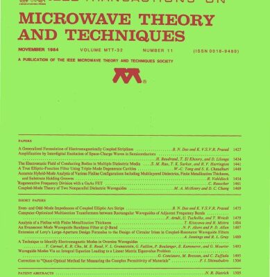 خرید و دانلود نسخه کامل کتاب IEEE MTT-V032-I11 (1984-11)
