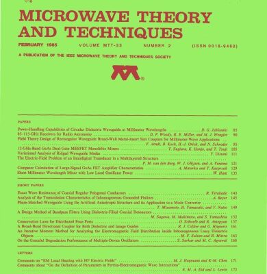 خرید و دانلود نسخه کامل کتاب IEEE MTT-V033-I02 (1985-02)