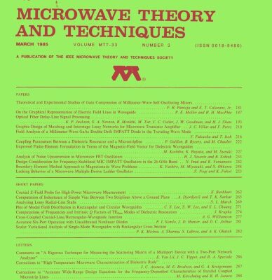 خرید و دانلود نسخه کامل کتاب IEEE MTT-V033-I03 (1985-03)