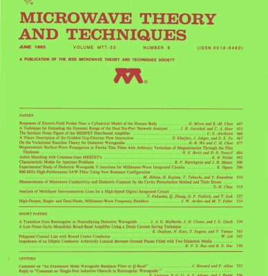 خرید و دانلود نسخه کامل کتاب IEEE MTT-V033-I06 (1985-06)