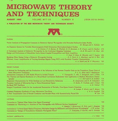 خرید و دانلود نسخه کامل کتاب IEEE MTT-V033-I08 (1985-08)
