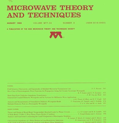 خرید و دانلود نسخه کامل کتاب IEEE MTT-V034-I08 (1986-08)