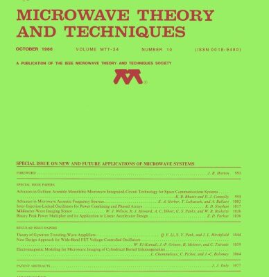 خرید و دانلود نسخه کامل کتاب IEEE MTT-V034-I10 (1986-10).