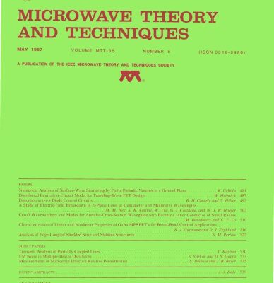 خرید و دانلود نسخه کامل کتاب IEEE MTT-V035-I05 (1987-05)