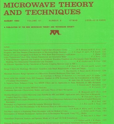خرید و دانلود نسخه کامل کتاب IEEE MTT-V041-I08 (1993-08)