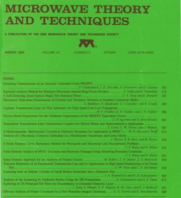 خرید و دانلود نسخه کامل کتاب IEEE MTT-V042-I03 (1994-03)