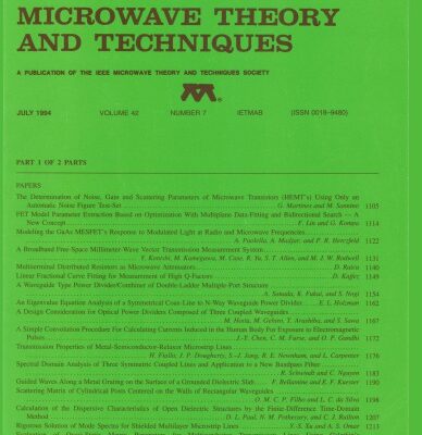 خرید و دانلود نسخه کامل کتاب IEEE MTT-V042 -I07A (1994-07)