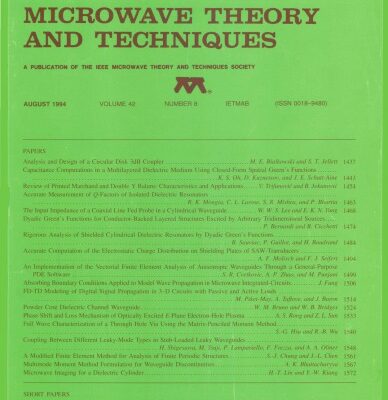 خرید و دانلود نسخه کامل کتاب IEEE MTT-V042-I08 (1994-08)