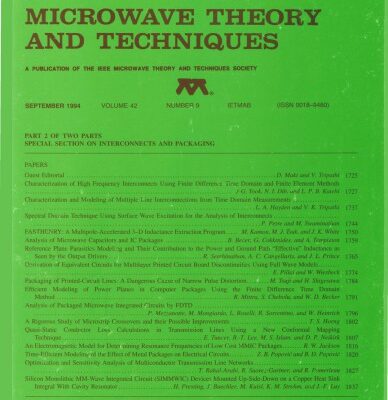 خرید و دانلود نسخه کامل کتاب IEEE MTT-V042-I09B (1994-09)