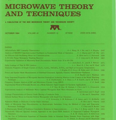 خرید و دانلود نسخه کامل کتاب IEEE MTT-V042-I10 (1994-10)