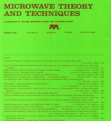 خرید و دانلود نسخه کامل کتاب IEEE MTT-V043-I08 (1995-08)