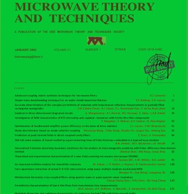 خرید و دانلود نسخه کامل کتاب IEEE MTT-V051-I01A (2003-01)