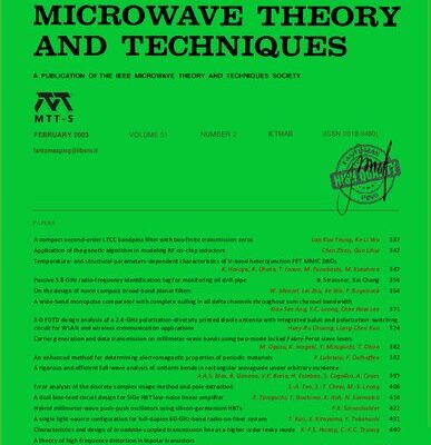 خرید و دانلود نسخه کامل کتاب IEEE MTT-V051-I02A (2003-02)