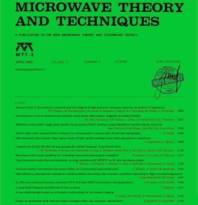 خرید و دانلود نسخه کامل کتاب IEEE MTT-V051-I04A (2003-04)