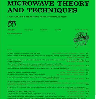 خرید و دانلود نسخه کامل کتاب IEEE MTT-V051-I06 (2003-06)