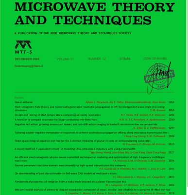 خرید و دانلود نسخه کامل کتاب IEEE MTT-V051-I12 (2003-12)