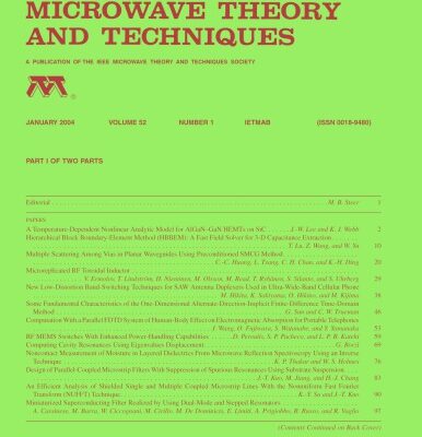 خرید و دانلود نسخه کامل کتاب IEEE MTT-V052-I01A (2004-01)