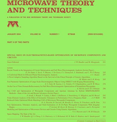 خرید و دانلود نسخه کامل کتاب IEEE MTT-V052-I01B (2004-01)