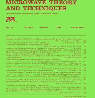 خرید و دانلود نسخه کامل کتاب IEEE MTT-V052-I05 (2004-05)
