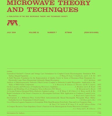 خرید و دانلود نسخه کامل کتاب IEEE MTT-V052-I07 (2004-07)