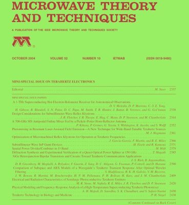خرید و دانلود نسخه کامل کتاب IEEE MTT-V052-I10 (2004-10)