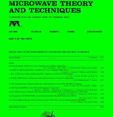 خرید و دانلود نسخه کامل کتاب IEEE MTT-V056-I05 (2008-05B)