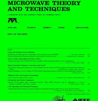 خرید و دانلود نسخه کامل کتاب IEEE MTT-V057-I04 (2009-04A)