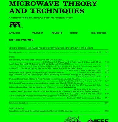 خرید و دانلود نسخه کامل کتاب IEEE MTT-V057-I04 (2009-04B)