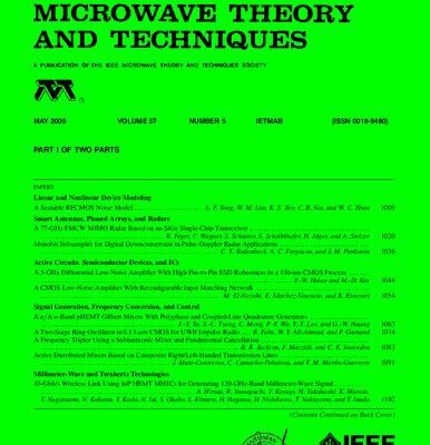 خرید و دانلود نسخه کامل کتاب IEEE MTT-V057-I05 (2009-05A)