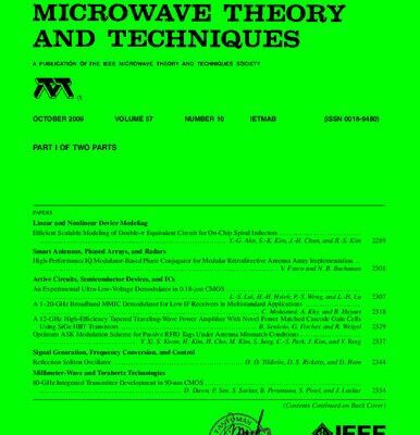 خرید و دانلود نسخه کامل کتاب IEEE MTT-V057-I10 (2009-10A)