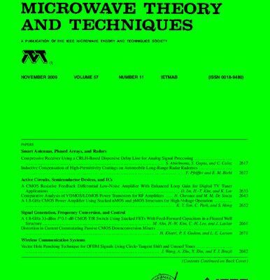 خرید و دانلود نسخه کامل کتاب IEEE MTT-V057-I11 (2009-11)