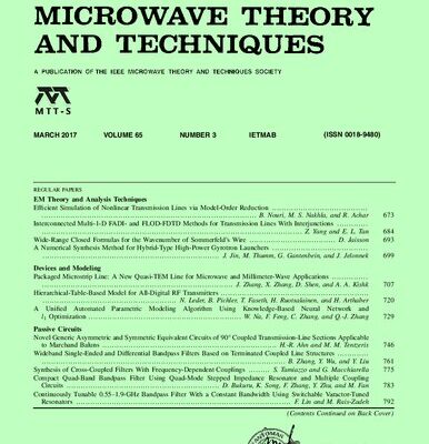 خرید و دانلود نسخه کامل کتاب IEEE MTT-V065-I03 (2017-03)