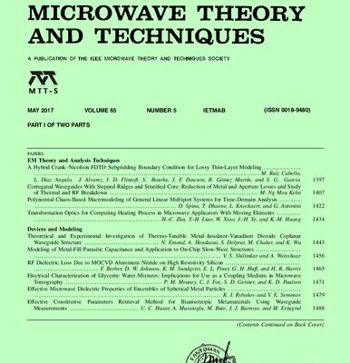 خرید و دانلود نسخه کامل کتاب IEEE MTT-V065-I05A (2017-05)