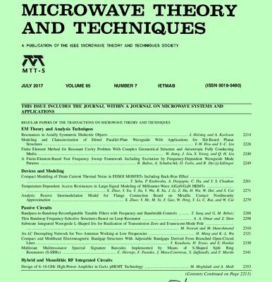 خرید و دانلود نسخه کامل کتاب IEEE MTT-V065-I07 (2017-07)