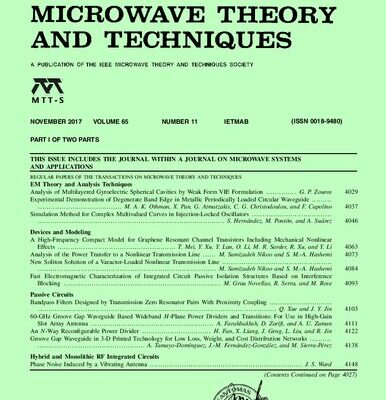 خرید و دانلود نسخه کامل کتاب IEEE MTT-V065-I11A (2017-11)