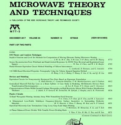 خرید و دانلود نسخه کامل کتاب IEEE MTT-V065-I12A (2017-12)