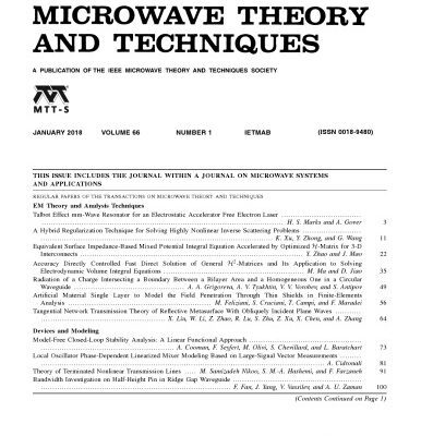 خرید و دانلود نسخه کامل کتاب IEEE MTT-V066-I01 (2018-01)